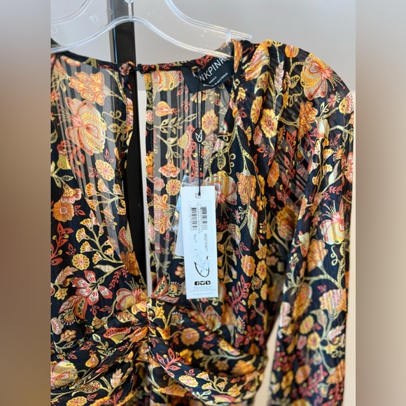 Minkpink Boho Dress with Sheer sleeves size small - Picture 8 of 8